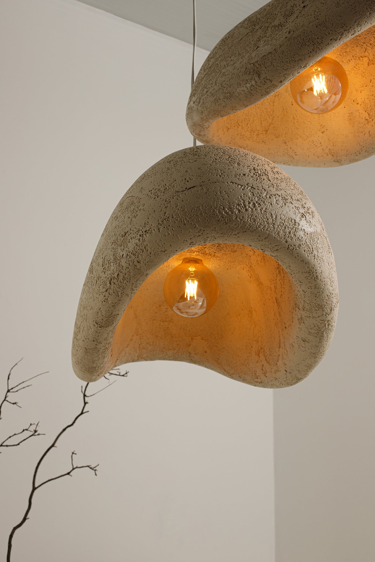PEARL pendant lamp textured finish