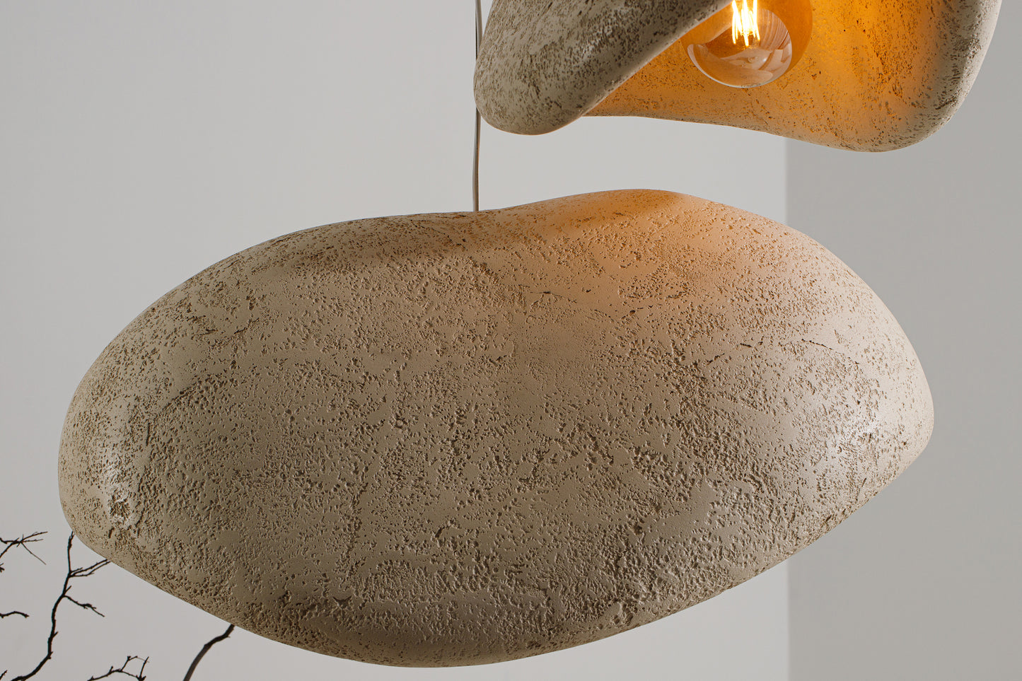PEARL pendant lamp textured finish