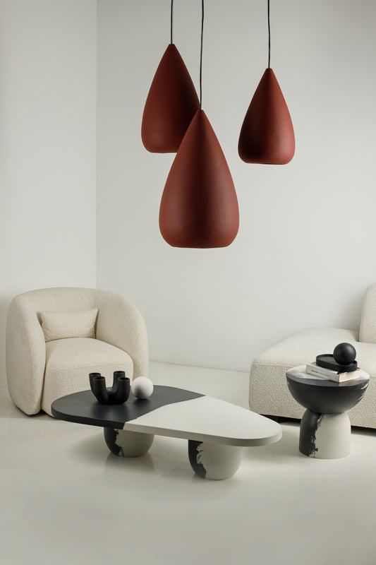 Pendant lamp DROPLET fine finish