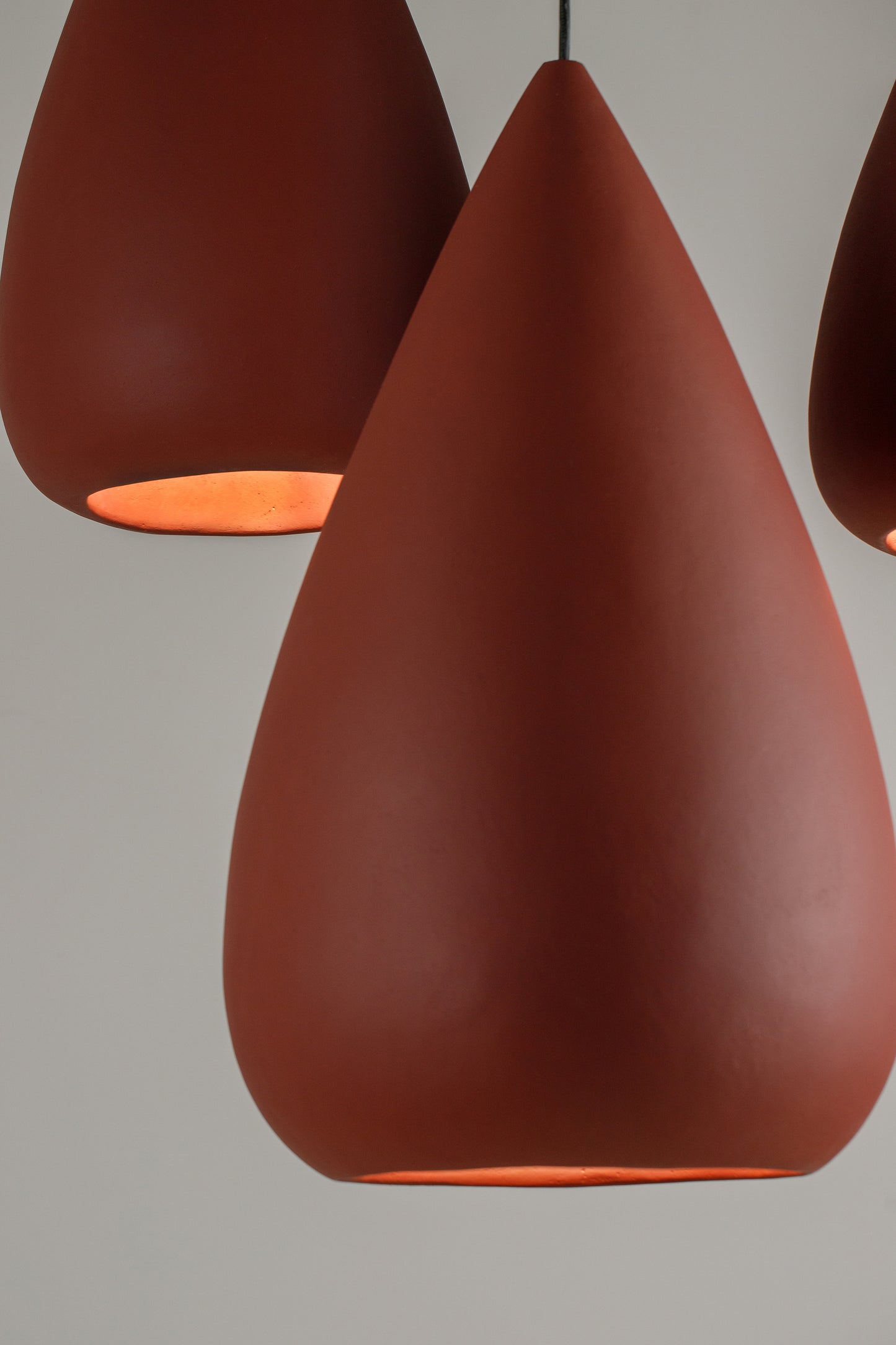 Pendant lamp DROPLET fine finish