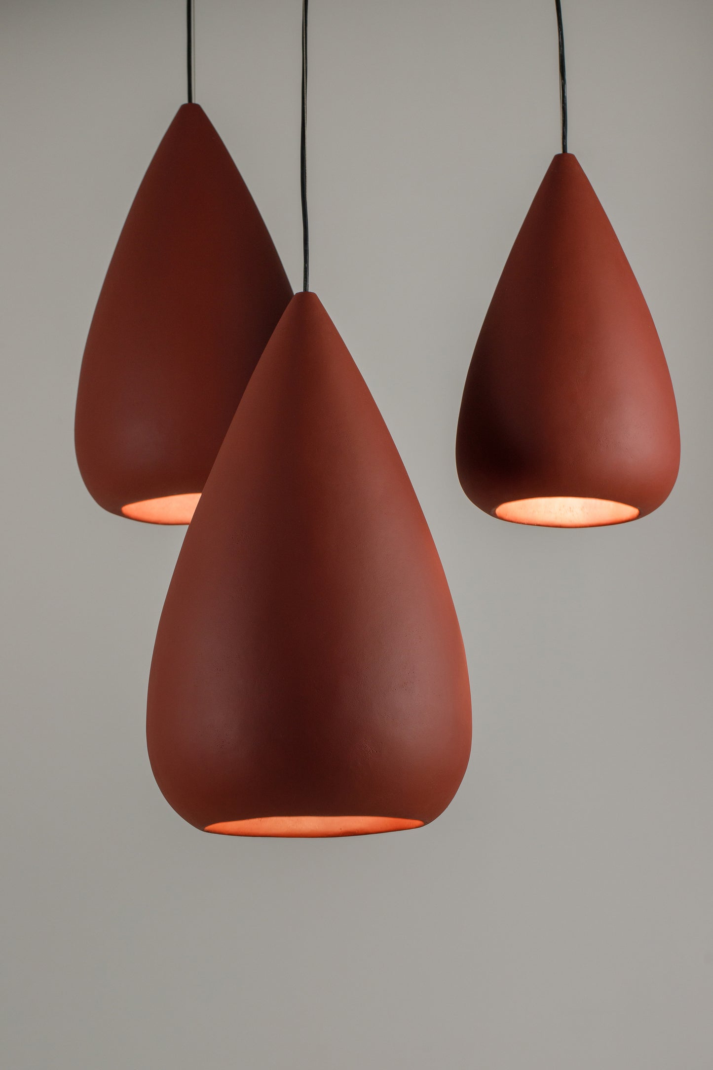 Pendant lamp DROPLET fine finish