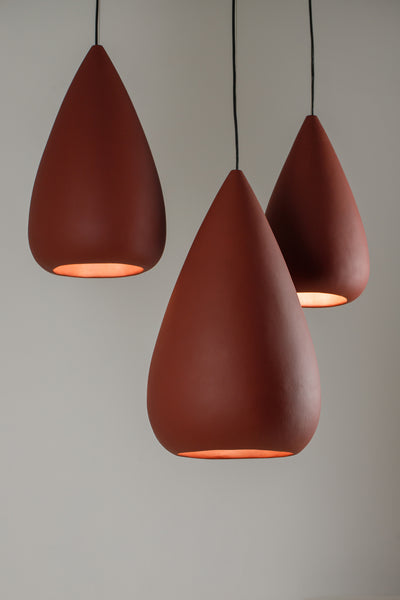 Pendant lamp DROPLET fine finish