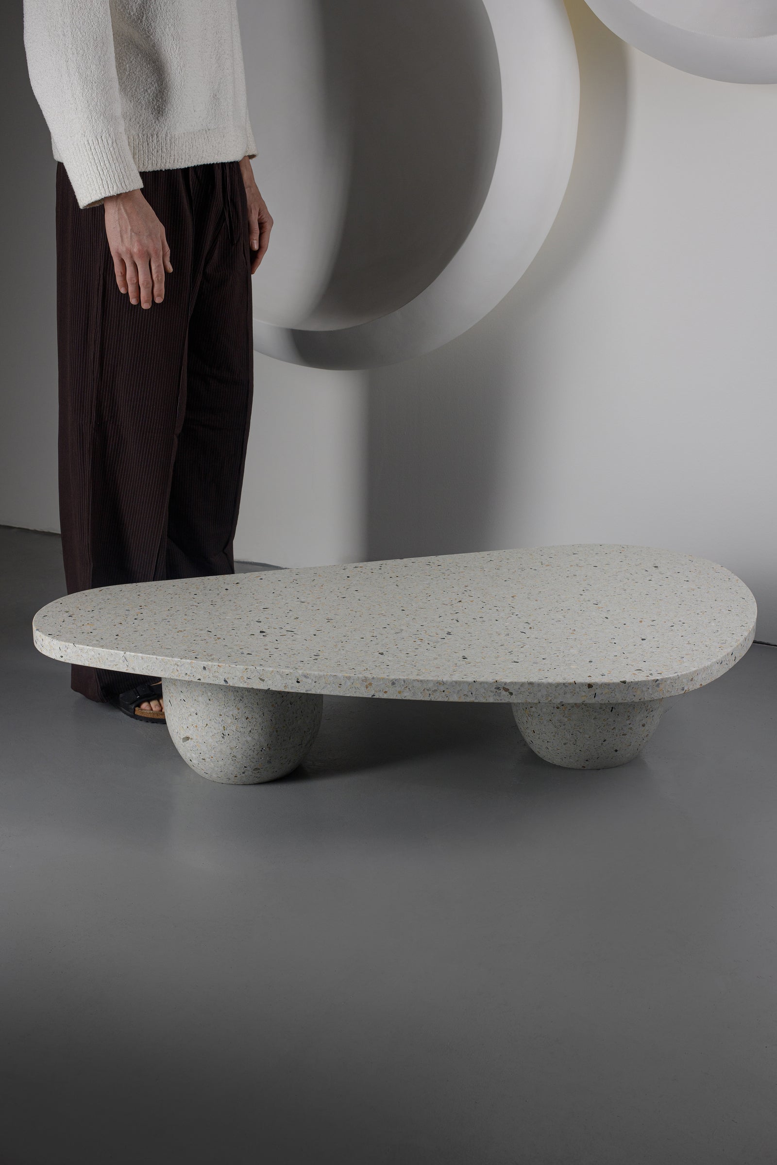 Masă de cafea DRIP terrazzo