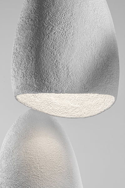 COCOON suspended lamp textured finish