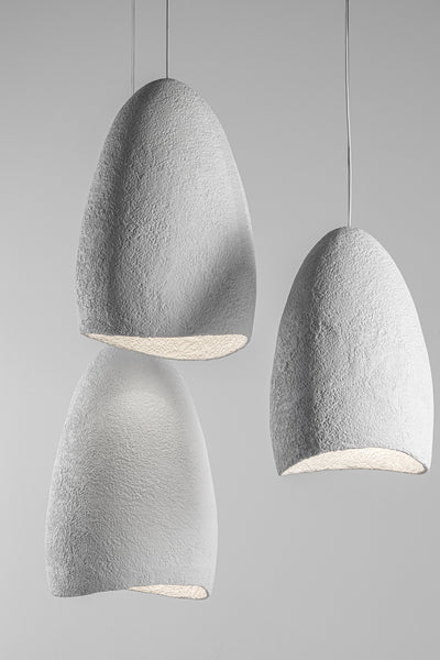 COCOON suspended lamp textured finish