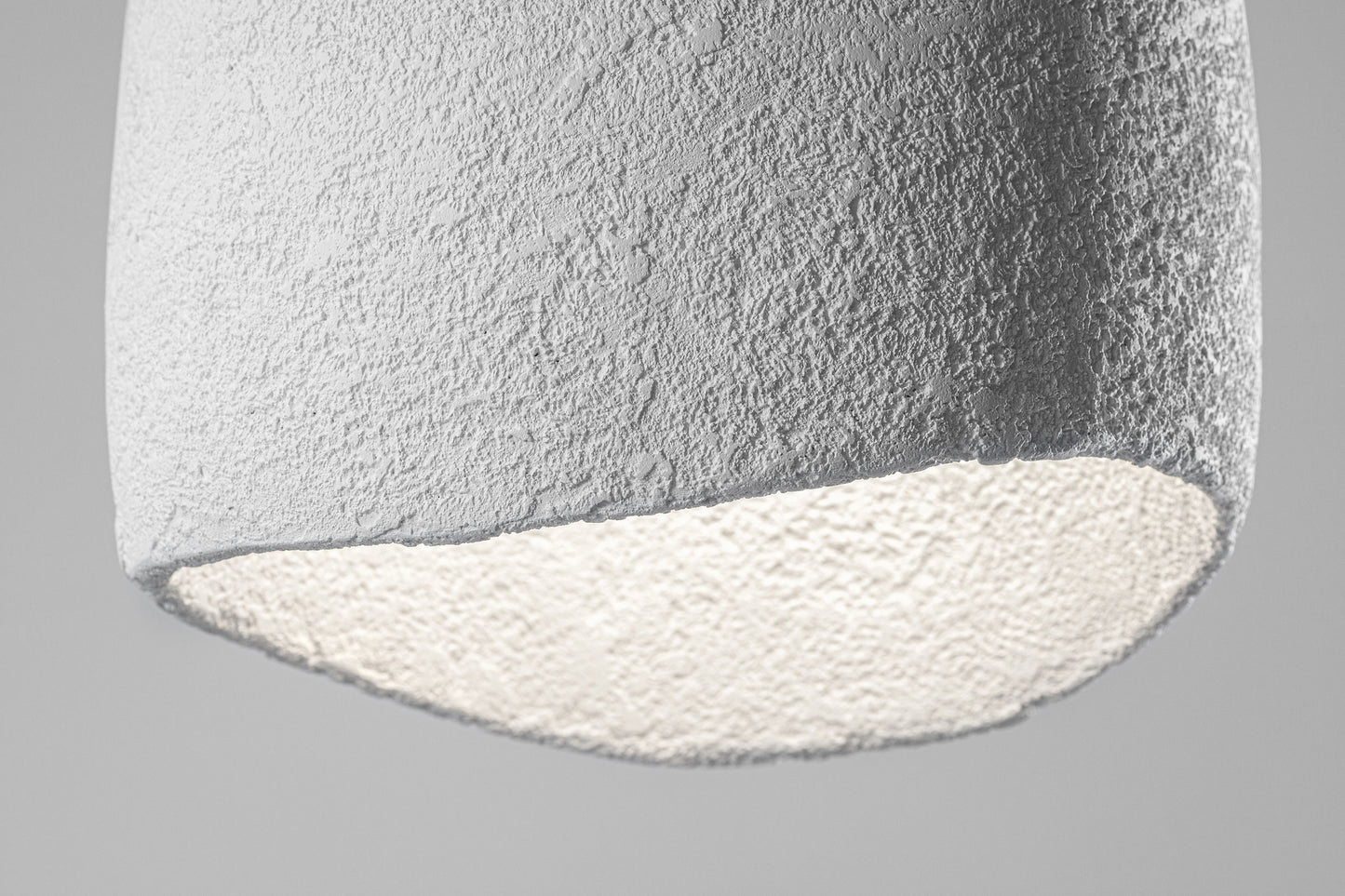 COCOON suspended lamp textured finish