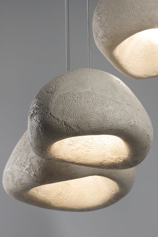 DUGON pendant lamp with textured finish