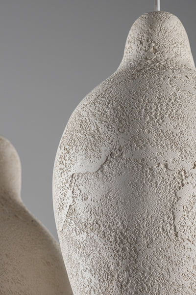 PEAR pendant lamp textured finish
