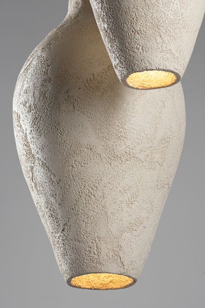 PEAR pendant lamp textured finish