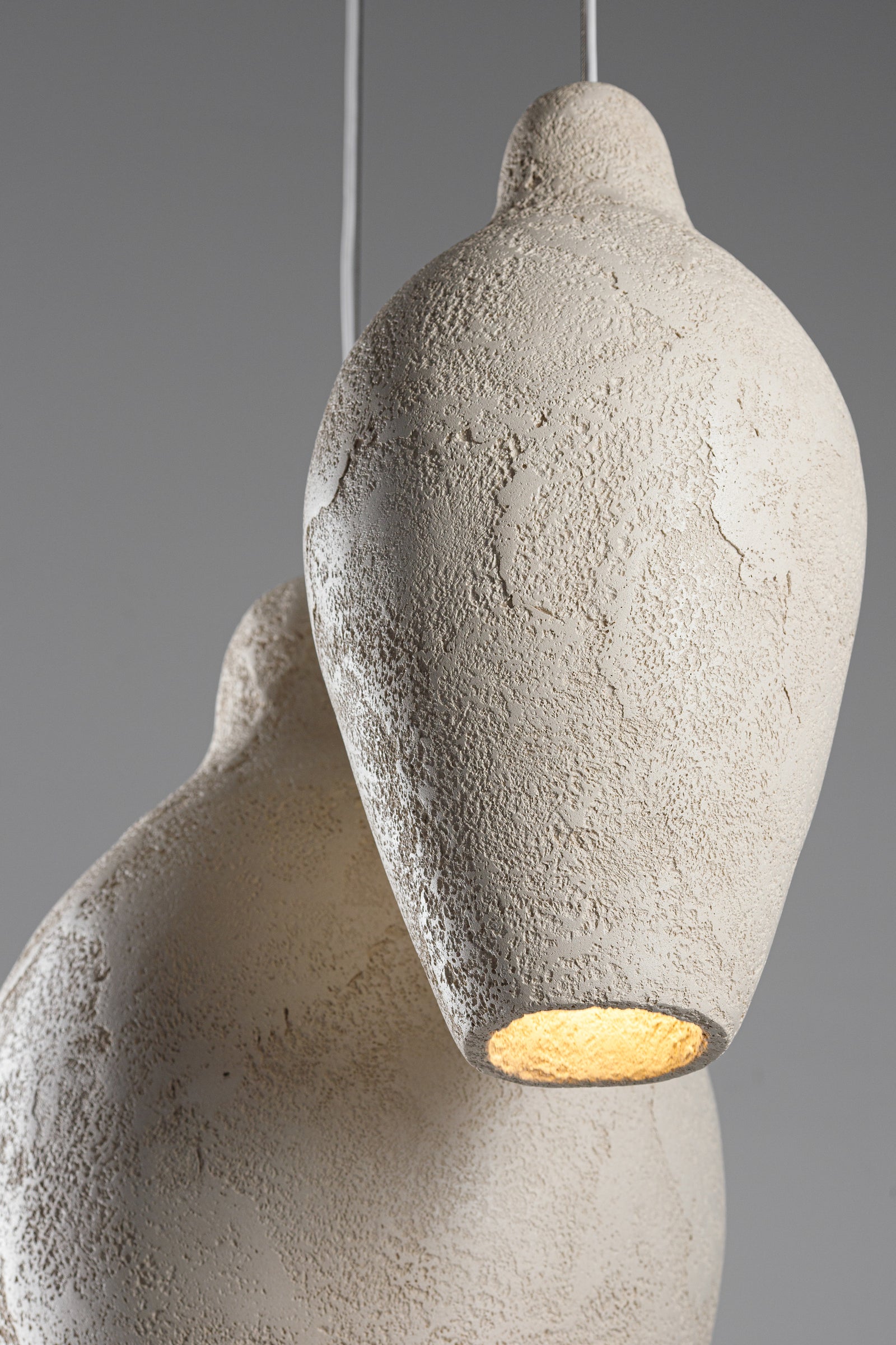 PEAR pendant lamp textured finish