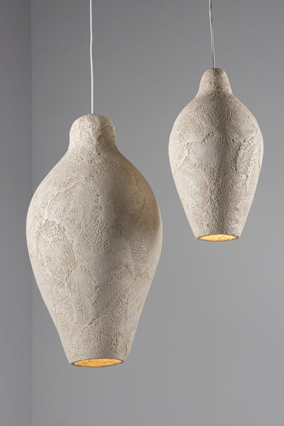 PEAR pendant lamp textured finish