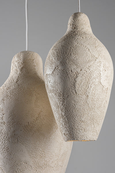 PEAR pendant lamp textured finish