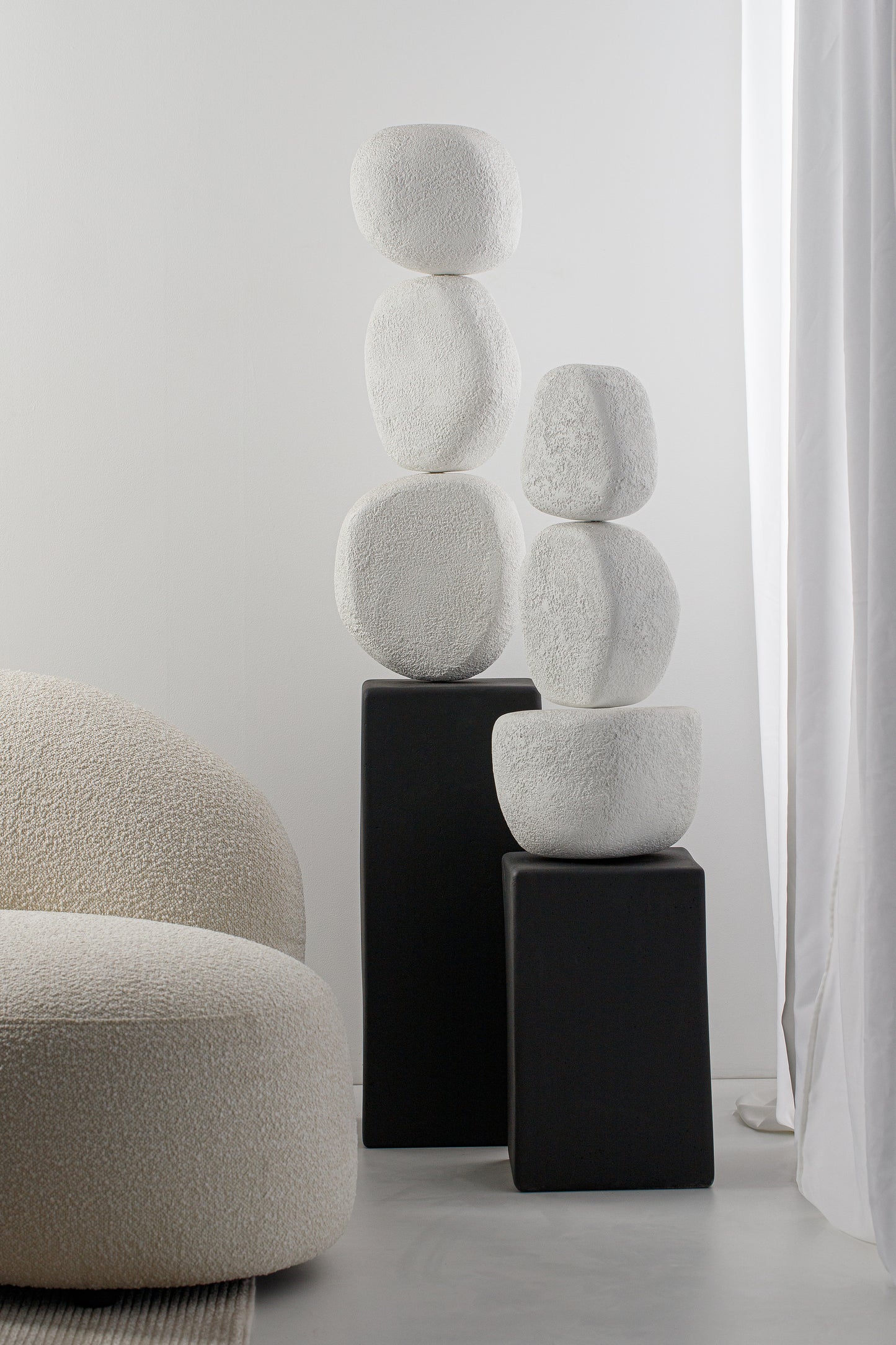TAO sculpture textured finish