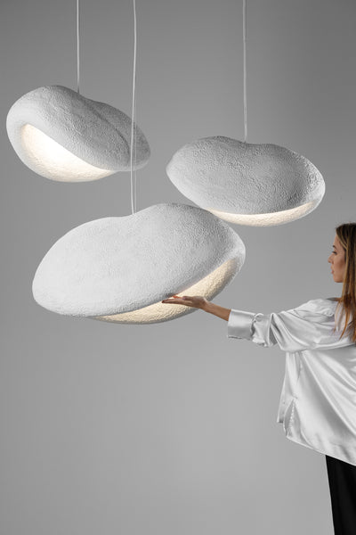 PEARL pendant lamp textured finish