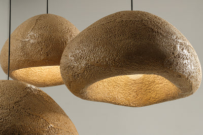 DUGON pendant lamp with textured finish