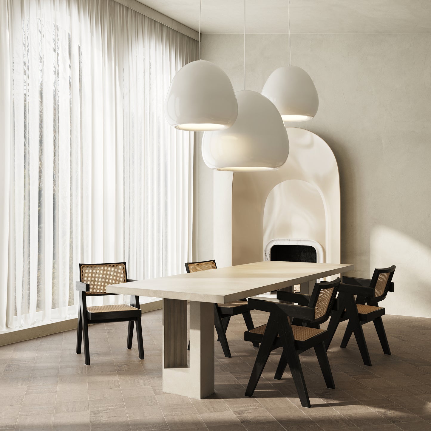 BALDER pendant lamp fine finish