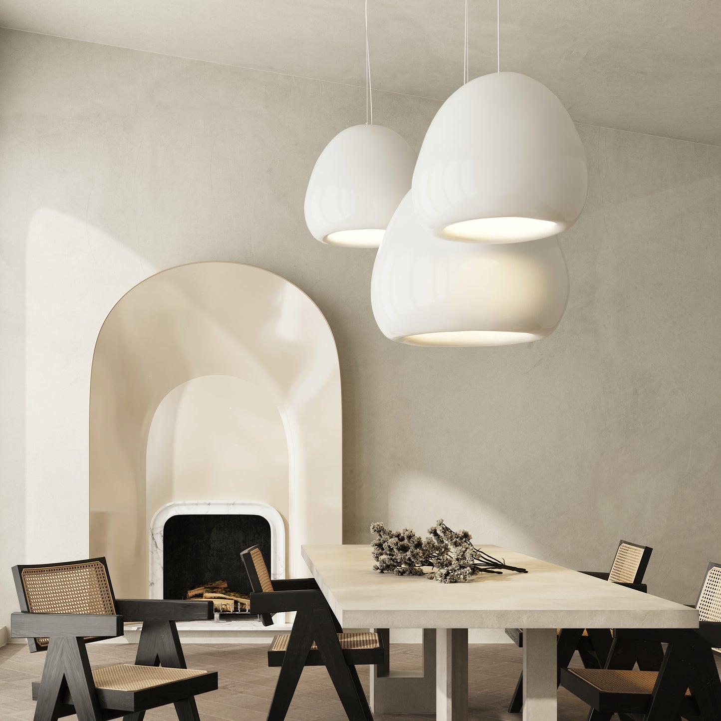 BALDER pendant lamp fine finish
